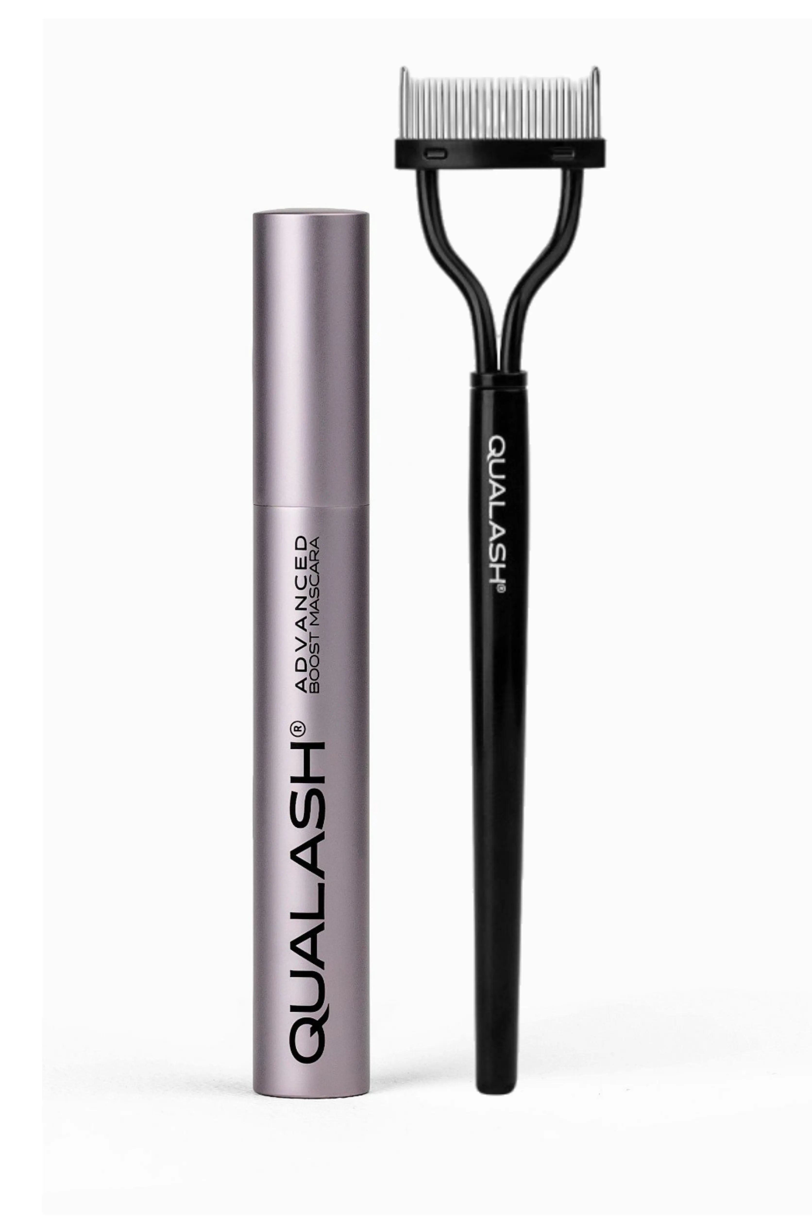 QUALASH® Máscara de Volume Avançada Max 10ml / 0,.34 fl oz + Separador de Pestanas - CONJUNTO - Máscara